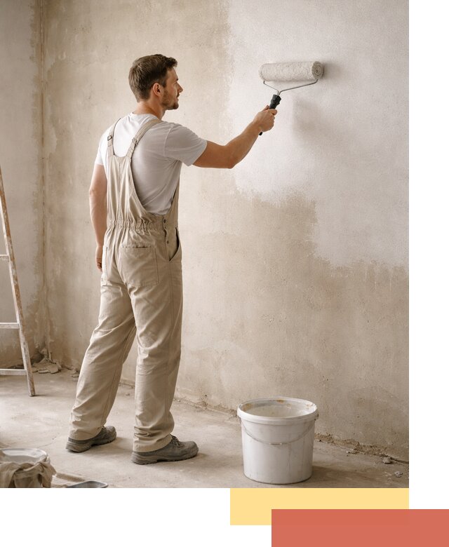 Грунтовка стен под отделку в Когалыме профессиональным раствором
