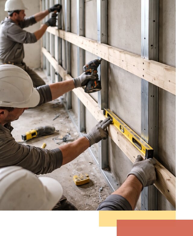 Устройство обрешетки под панели в Когалыме