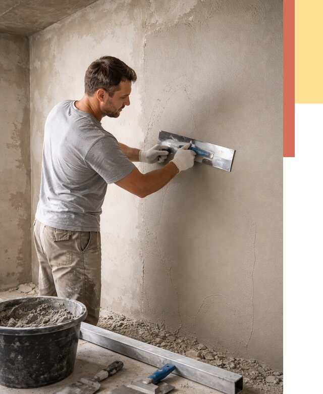 Штукатурка стен без маяков в Когалыме от 7443 руб/м2 — услуги и цена | ОТДЕЛОЧНИК-Кгл