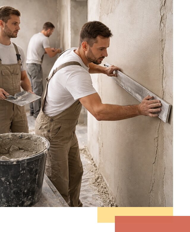 Штукатурка стен без маяков в Когалыме быстро и качественно