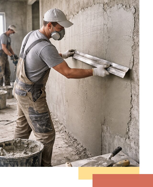 Штукатурка бетонных стен в Когалыме качественно и долговечно