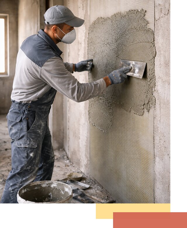 Штукатурка стен по сетке в Когалыме под ключ качественно и быстро