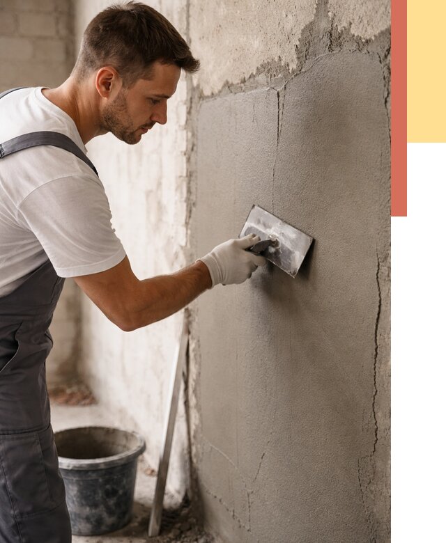 Штукатурка стен под плитку в Когалыме от 4342 руб./м2 — выравнивание под плитку | ОТДЕЛОЧНИК-Кгл