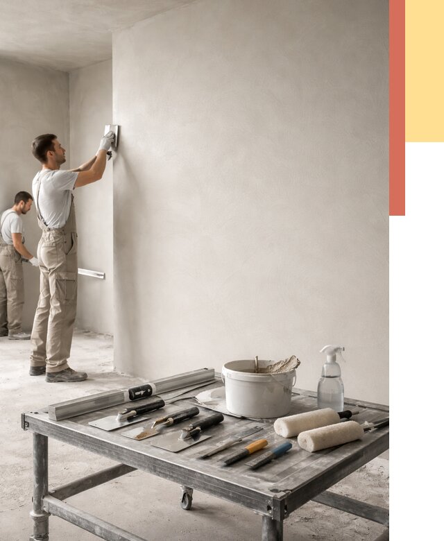 Штукатурка стен под покраску в Когалыме от 4652 руб./м² — качественно и недорого | ОТДЕЛОЧНИК-Кгл