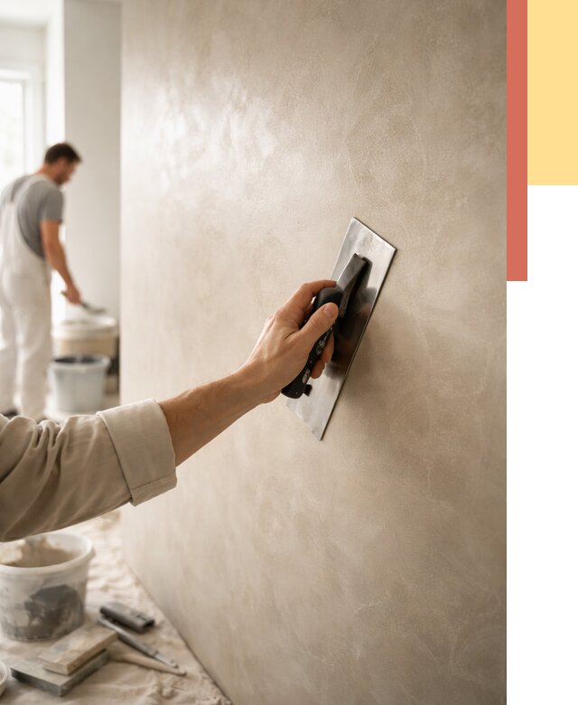 Венецианская штукатурка в Когалыме от 3618 руб/м² — нанесение стен под ключ | ОТДЕЛОЧНИК-Кгл