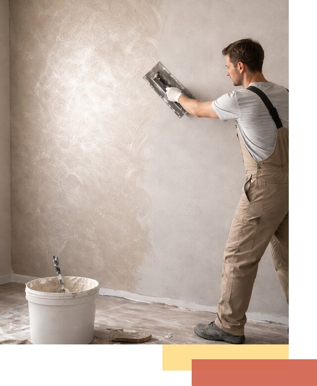 Декоративная штукатурка «Мокрый шелк» под ключ в Когалыме