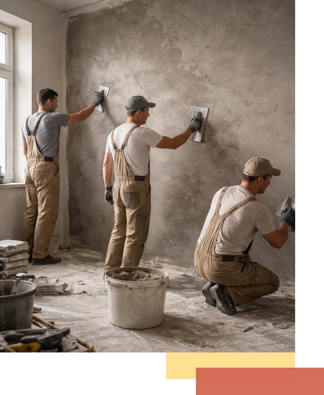 Декоративная штукатурка под бетон в Когалыме для стен и потолков