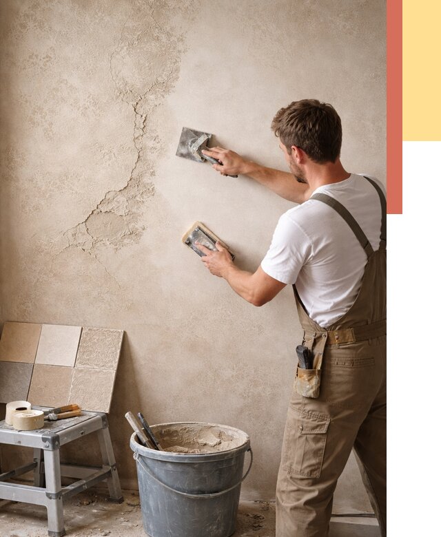 Ремонт декоративной штукатурки в Когалыме от 4652 руб. под ключ | ОТДЕЛОЧНИК-Кгл