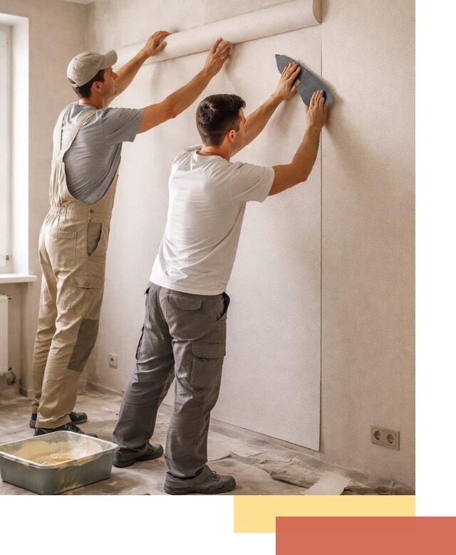 Поклейка виниловых обоев в Когалыме профессионально и качественно