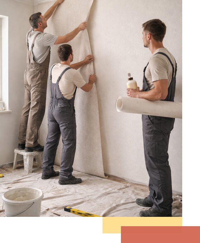 Оклейка стен обоями в Когалыме — качественно и профессионально