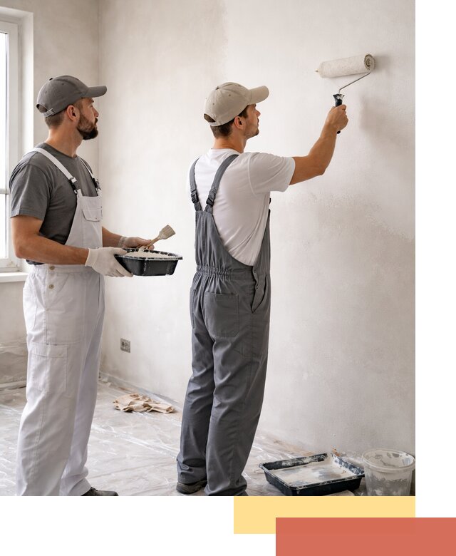 Покраска стен водоэмульсионной краской в Когалыме