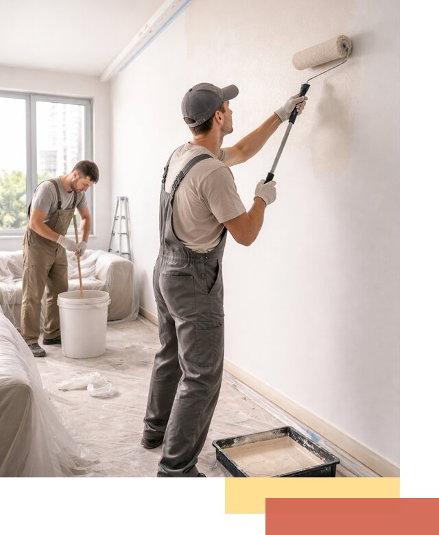 Покраска стен в офисе в Когалыме — быстрый и качественный ремонт