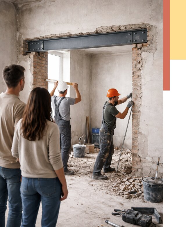 Усиление проема в стене в Когалыме от 9821 руб. — усиление дверного проема металлоконструкцией | ОТДЕЛОЧНИК-Кгл