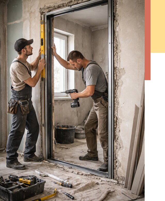 Закладка дверного проема в Когалыме от 3618 руб. — быстро и недорого | ОТДЕЛОЧНИК-Кгл