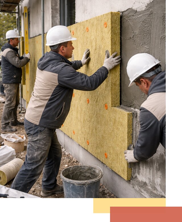 Утепление стен минватой в Когалыме — тепло и звукоизоляция