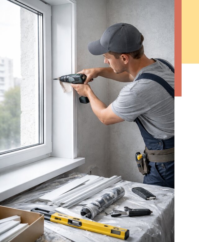 Установка пластиковых откосов в Когалыме от 2326 руб. | ОТДЕЛОЧНИК-Кгл монтаж, быстро и недорого