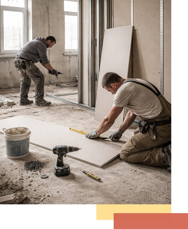 Кладка перегородок из ПГП под ключ в Когалыме