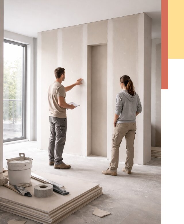 Зонирующая перегородка из гипсокартона в Когалыме от 2895 руб. под ключ | ОТДЕЛОЧНИК-Кгл