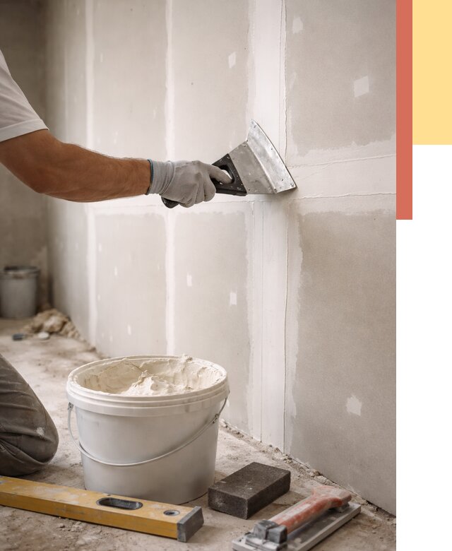 Шпаклевка перегородок из гипсокартона в Когалыме от 2585 руб. — услуги ОТДЕЛОЧНИК-Кгл