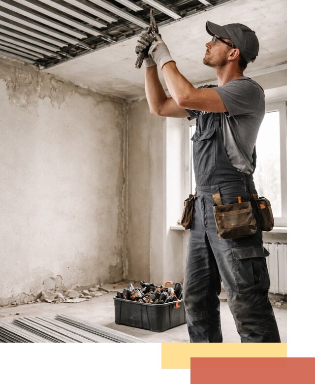 Демонтаж реечного потолка в Когалыме быстро и аккуратно