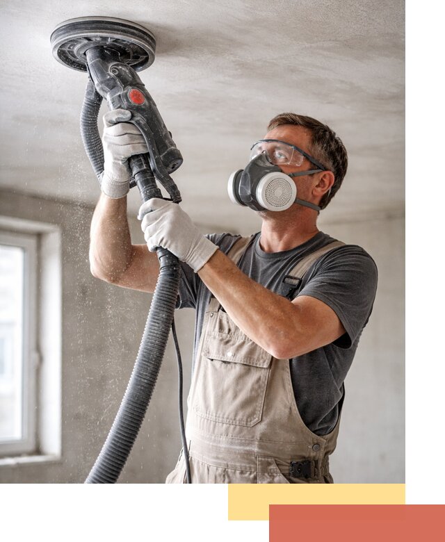 Шлифовка потолка в Когалыме — качественная подготовка под отделку