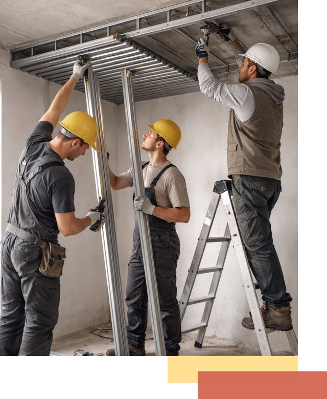 Монтаж реечного потолка под ключ в Когалыме