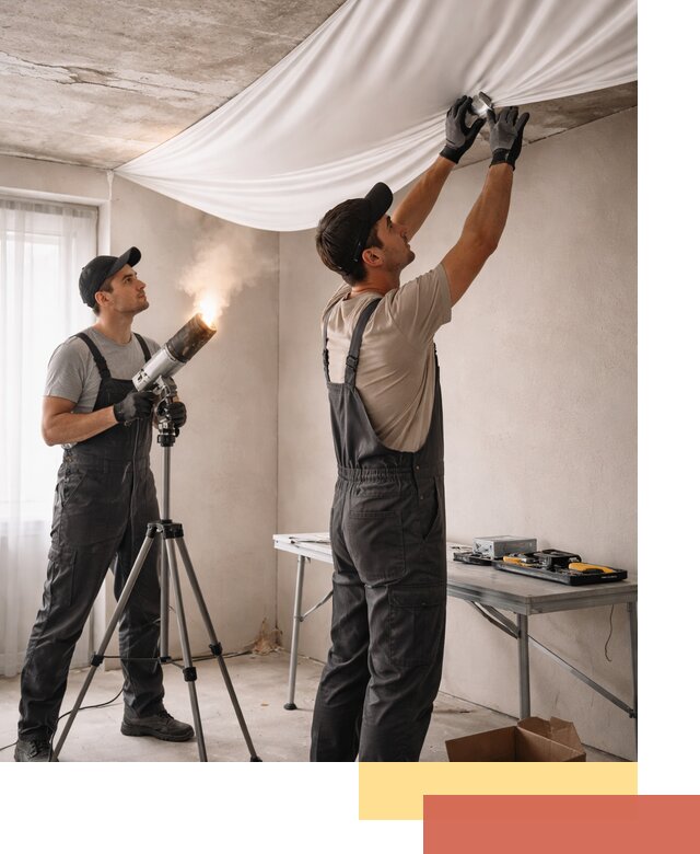 Установка натяжного потолка под ключ в Когалыме