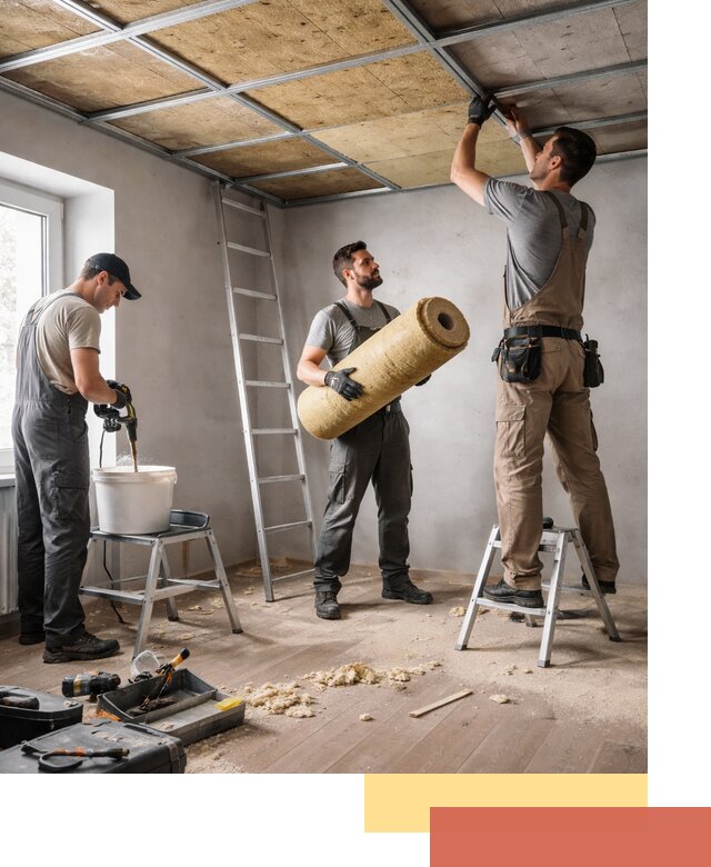 Шумоизоляция потолка в Когалыме: профессиональный монтаж и отделка