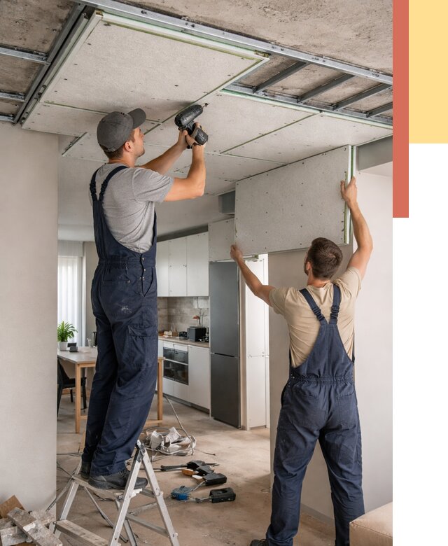 Шумоизоляция потолка панелями зипс в Когалыме от 1913 руб. под ключ | ОТДЕЛОЧНИК-Кгл